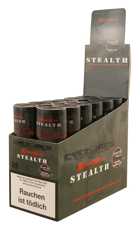 Cyclones Stealth X-TRA Slow mit Holzfilter 2er Pack Detail